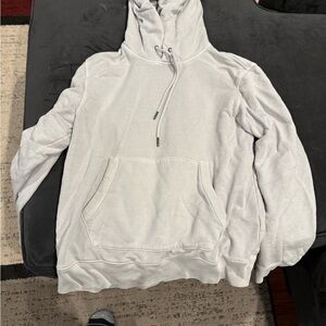 Madewell Light Gray Hoodie Sweater